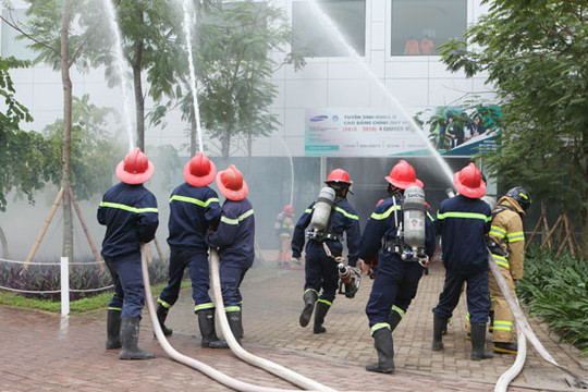 Hà Nội: Tăng cường giải pháp phòng, chống cháy, nổ, cứu hộ, cứu nạn tại bệnh viện
