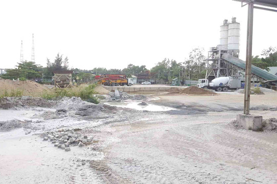 TP. Hồ Chí Minh: Trạm trộn bê tông Soam Vina hoạt động gây ô nhiễm môi trường