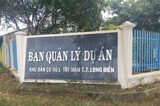 Huyện Long Điền (Bà Rịa – Vũng Tàu): Nút thắt tại Dự án Khu dân cư số 1 Tây Nam đã tạm được giải quyết