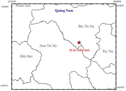 Quảng Nam: Thủy điện Sông Tranh 2 lại xảy ra động đất