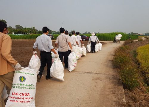Hơn 60.000 kg bao bì thuốc bảo vệ thực vật đã được thu gom