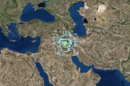 Động đất 6,3 độ richter ở Iran: Hơn 500 người bị thương