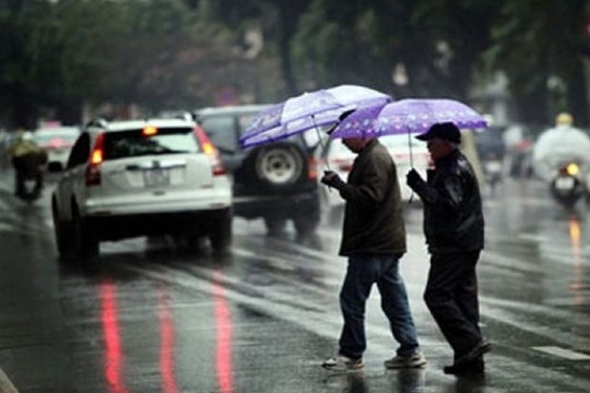 Dự báo thời tiết ngày 28/12: Khu vực Hà Nội có mưa vài nơi, trời lạnh