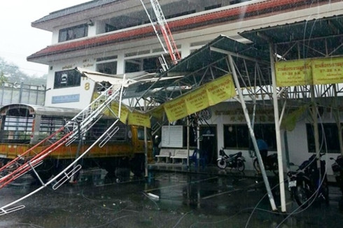 Thái Lan: 3 người thiệt mạng, 34.000 người phải sơ tán vì bão Pabuk