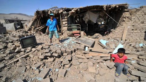 Peru: Động đất mạnh 5 độ richter tàn phá 5 ngôi nhà