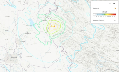 Iran: Động đất mạnh 5,5 độ richter khiến ít nhất 75 người bị thương