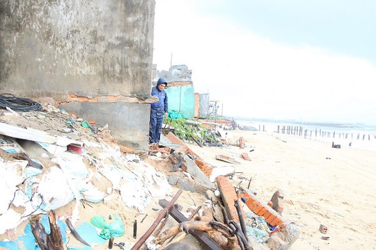 Bình Thuận được hỗ trợ 180 tỷ đồng khắc phục sạt lở bờ biển