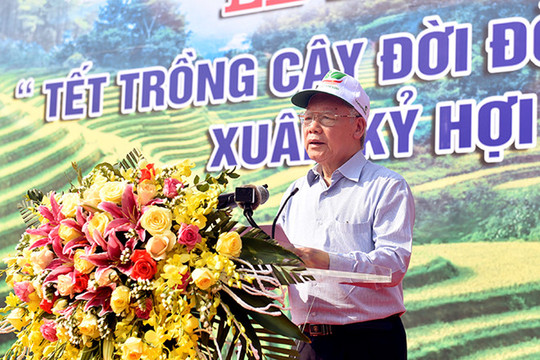 Yên Bái: Tổng Bí thư, Chủ tịch nước Nguyễn Phú Trọng phát động Tết trồng cây