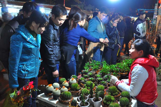 Chợ Viềng Nam Định: Tấp nập du khách đến phiên chợ cầu may đầu năm