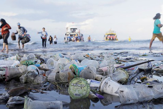 Dọn sạch rác thải ở đảo Sumatra