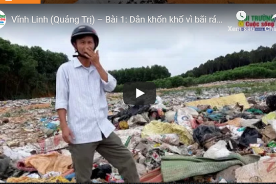 Vĩnh Linh (Quảng Trị) – Bài 1: Dân khốn khổ vì bãi rác gây ô nhiễm, chính quyền Xã “né” báo chí