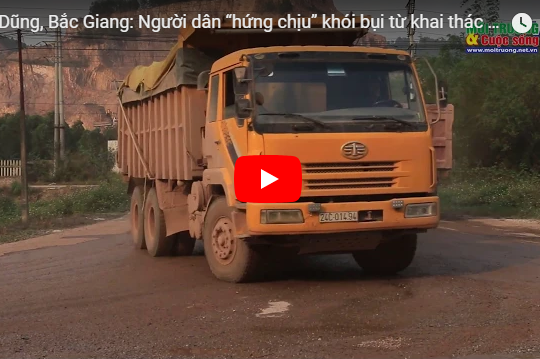 Yên Dũng, Bắc Giang: Người dân “hứng chịu” khói bụi từ khai thác đất của công ty Minh Hà