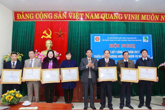 Hội Nước sạch và Môi trường tỉnh Thái Nguyên tổ chức hội nghị tổng kết năm 2017
