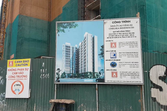 Dự án chung cư Chelsea Residences có nhiều sai phạm nhưng vẫn chưa bị xử lý
