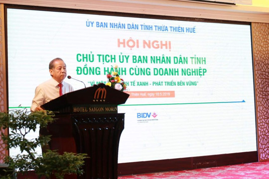 Thừa Thiên Huế: Chủ tịch tỉnh đồng hành cùng doanh nghiệp “Vì một nền kinh tế xanh – phát triển bền vững”