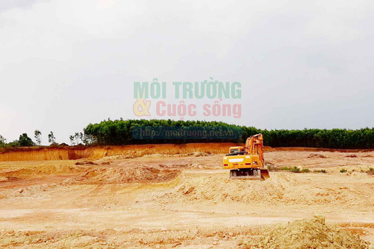 Lệ Thuỷ (Quảng Bình) – Bài 2: Khai thác đất lậu, Công ty Minh Tiến bị xử phạt gần 60 triệu đồng