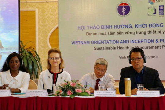 Dự án Mua sắm Bền vững thuốc và trang thiết bị y tế (SHiPP) lần thứ2 tại Việt Nam