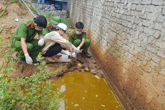 Nghệ An: Xưởng cán thép xả nước thải chưa qua xử lý ra môi trường