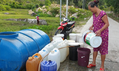 TP.Hội An: Nắng hạn kéo dài, dân xã đảo Cù Lao Chàm chật vật vì thiếu nước sinh hoạt