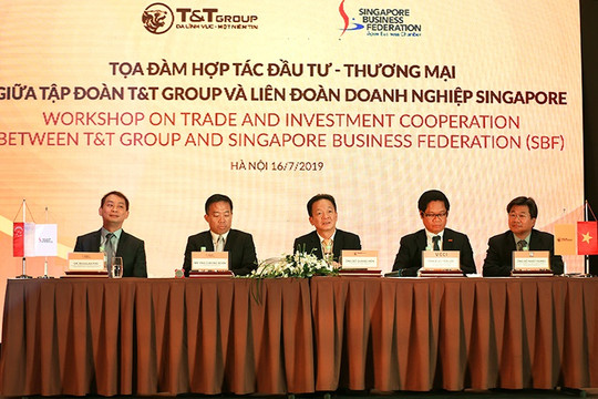 T&T Group và liên đoàn doanh nghiệp Singapore trao đổi cơ hội hợp tác