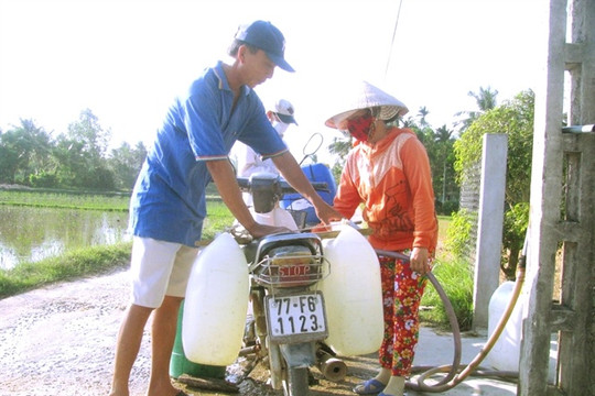 Hơn 42.500 người dân Bình Định thiếu nước sinh hoạt nghiêm trọng