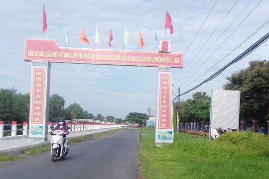 Kiên Giang: Huyện Gò Quao thực hiện tiêu chí môi trường trong xây dựng nông thôn mới