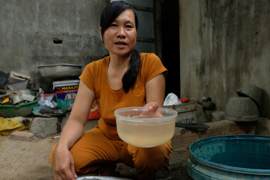 Người dân ở Khánh Hòa được khuyến cáo: nước máy chỉ để tưới cây