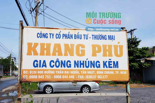 Tp. Hồ Chí Minh – Bài 1: Công ty Khang Phú bị người dân “tố cáo” hoạt động gây ô nhiễm môi trường