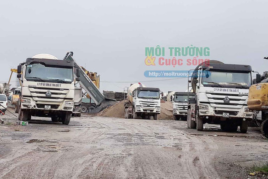 Đông Anh (Hà Nội): Trạm trộn bê tông không phép vẫn “chây ì” hoạt động gây ô nhiễm môi trường