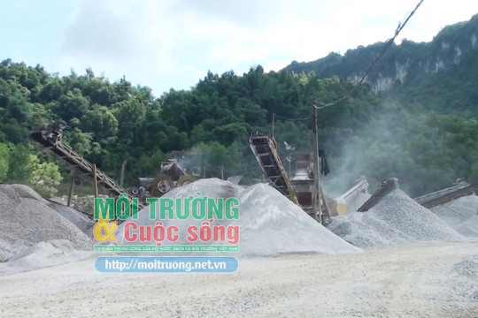 Văn Quan (Lạng Sơn): Người dân kêu trời vì Công ty Đông Phong khai thác đá gây ô nhiễm