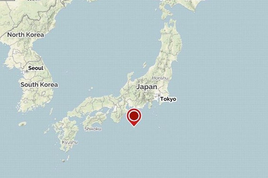 Nhật Bản: Động đất 6,5 độ richter ngoài khơi bờ biển tỉnh Mie
