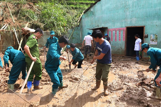 Hà Giang: Khẩn trương khắc phục hậu quả sạt lở đất ở Hoàng Su Phì
