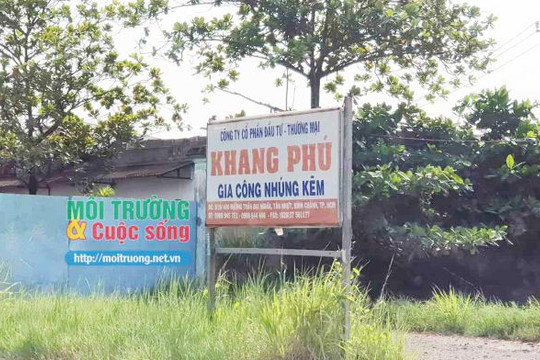Tp. Hồ Chí Minh – Bài 2: Công ty Khang Phú nhiều năm xả thải không phép, trách nhiệm UBND huyện Bình Chánh đến đâu?
