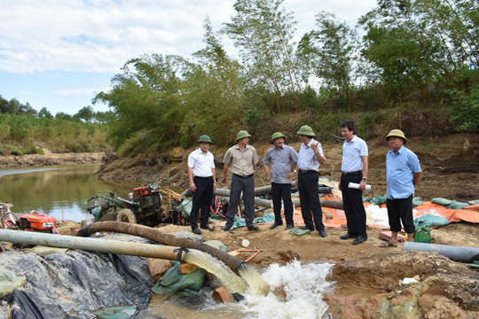 Quảng Trị: Xả nước hồ thuỷ lợi Ái Tử ‘cứu’ nước sinh hoạt cho dân