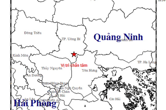 Uông Bí (Quảng Ninh): Nhà dân rung lắc bởi động đất 3,2 độ richter