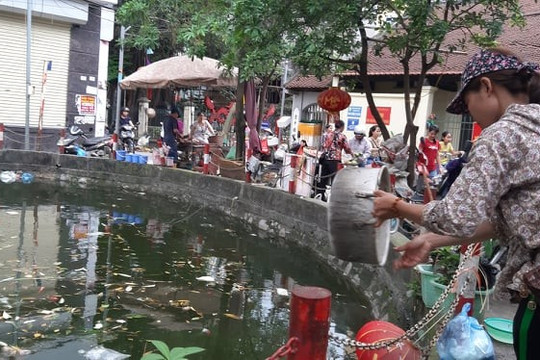 Hà Nội: Hồ Ao Dài luôn ngập rác thải vì thói quen xấu của người dân