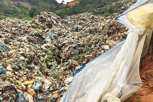 Đà Lạt (Lâm Đồng): Bãi rác Cam Ly đóng cửa sau sự cố sạt lở