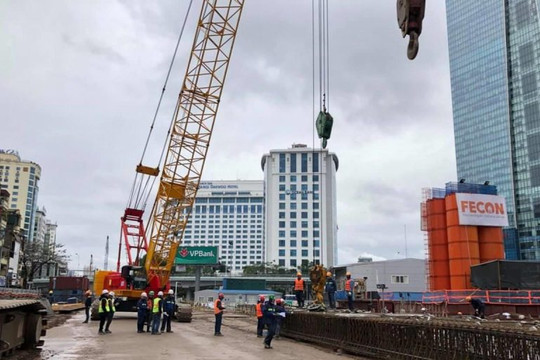 Đường sắt Nhổn – ga Hà Nội:  Dự kiến năm 2020 sẽ thi công khoan ngầm 4 nhà ga