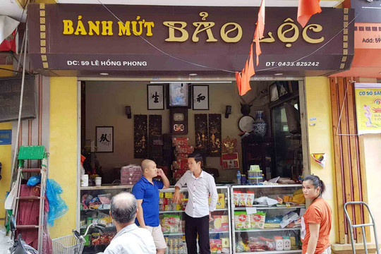 Quận Hà Đông (Hà Nội): Đình chỉ hoạt động Cơ sở bánh trung thu Bảo Lộc 1 tháng và xử phạt 30 triệu đồng