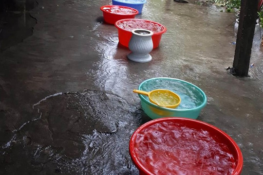 Nghệ An: Nghịch lý, mưa lũ ngập đường nhưng TP.Vinh vẫn thiếu nước sinh hoạt