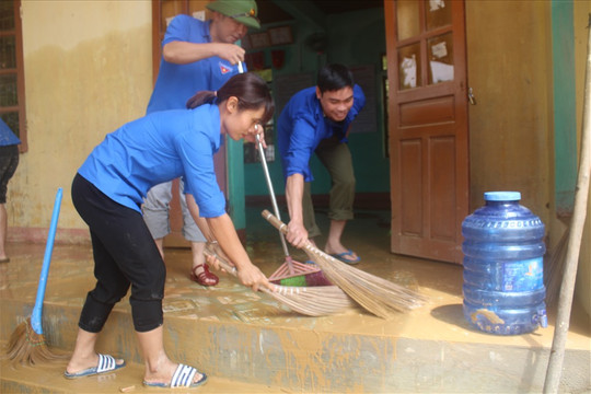 Hà Tĩnh: Dồn sức lực tập trung khắc phục hậu quả lũ lụt