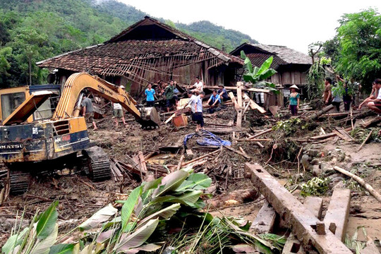Tuyên Quang: Mưa lớn gây nhiều thiệt hại cho cuộc sống của người dân