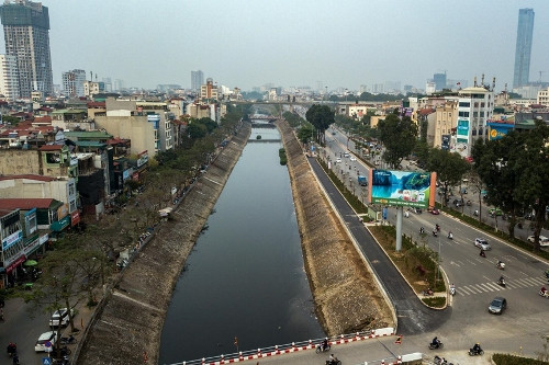 Hà Nội sẽ xây cầu vượt cho người đi bộ qua sông Tô Lịch