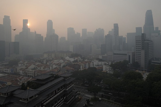 Singapore, Malaysia chất lượng không khí thấp nhất thế giới