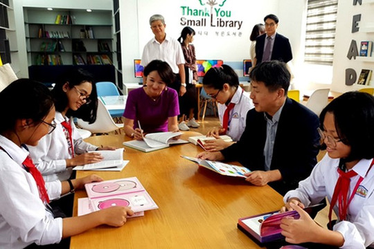 Hàn Quốc tiếp tục viện trợ xây dựng thêm thư viện ở Việt Nam