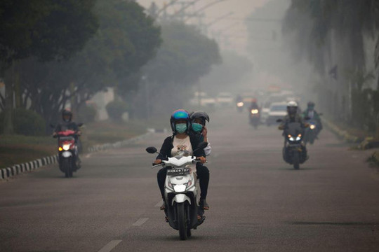 Hơn 900.000 người Indonesia bị bệnh nhiễm trùng đường hô hấp do khói bụi cháy rừng