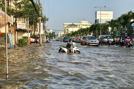 TP. Hồ Chí Minh: Chủ động phòng chống đợt triều cường cuối tháng 9