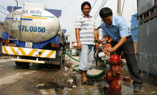 TP. Hồ Chí Minh: Đề xuất tăng giá nước sinh hoạt
