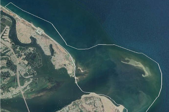 ‘Đảo cát’ nổi giữa biển Cửa Đại thành bãi chắn sóng tự nhiên cho bờ biển Hội An