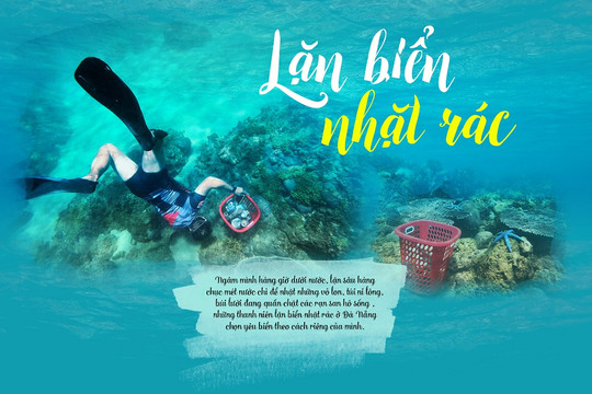 Lặn biển nhặt rác - Tạp chí điện tử Môi trường và Cuộc sống